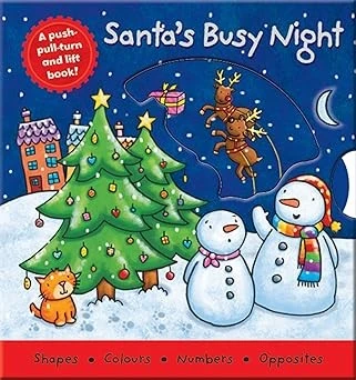 Santa's Busy Night (Board Book Deluxe 2)